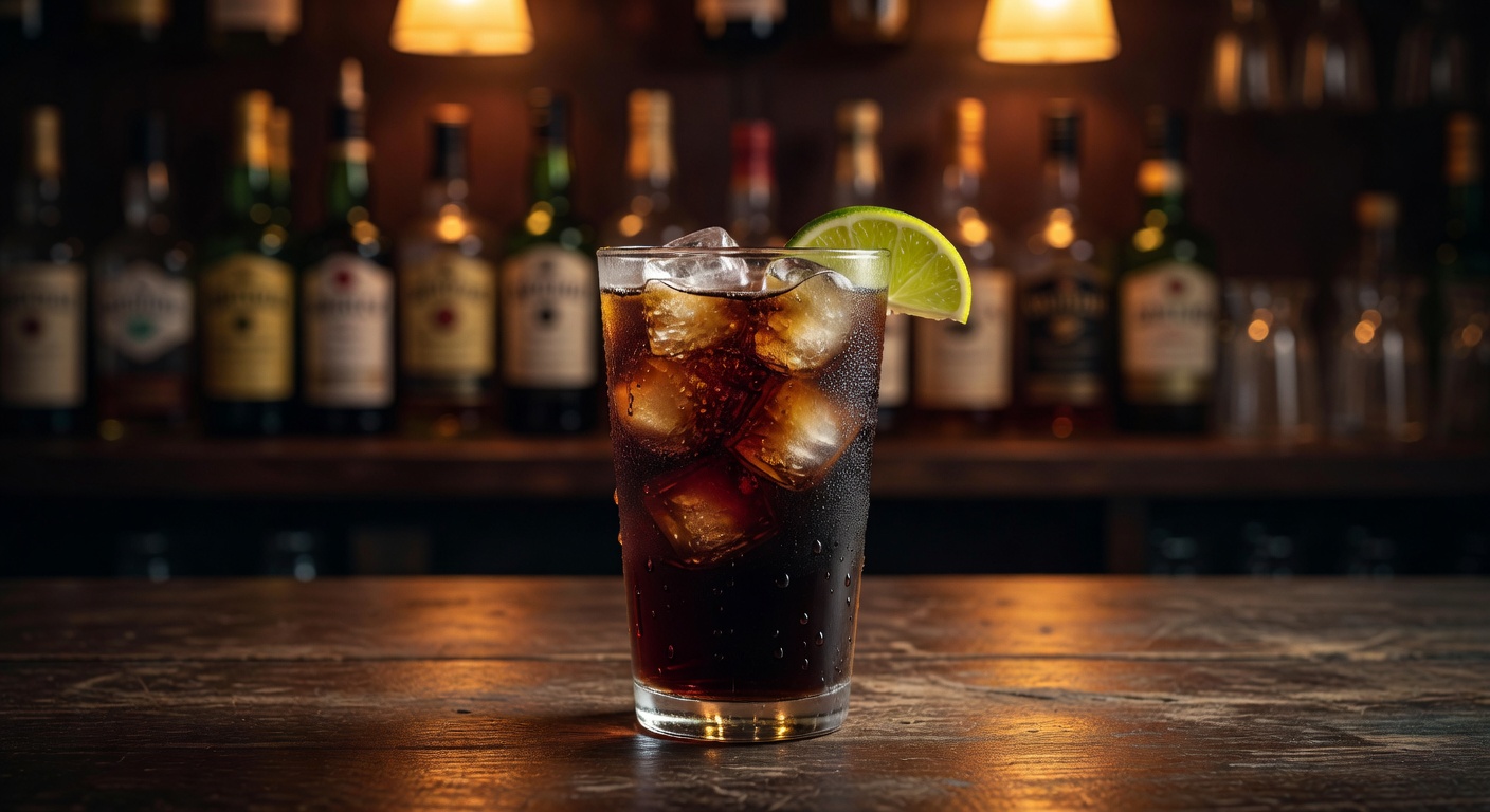 Cuba Libre mit Limette